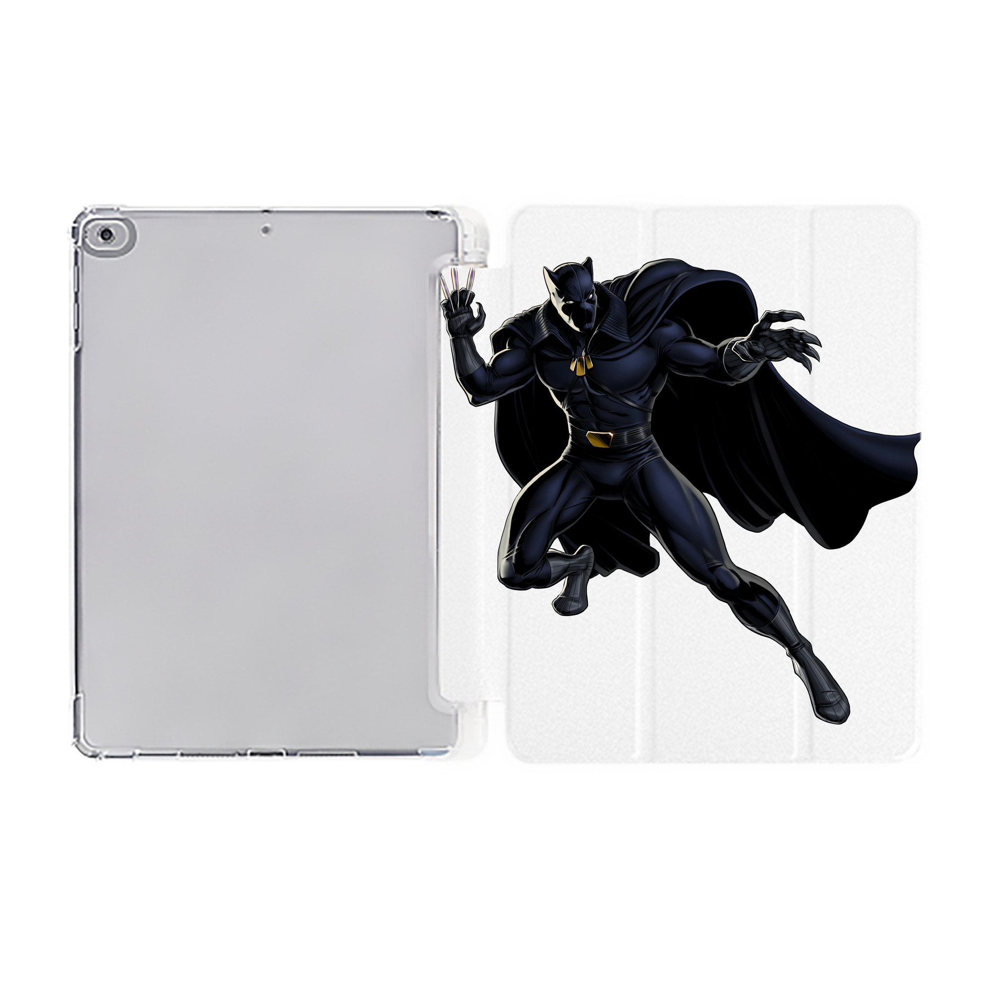 （画像用） アベンジャーズ The Avengers IPad ケース ペン収納付き 三つ折りスタンド PUレザー×シリコン 対応機種9.5/10.5/10.9インチ